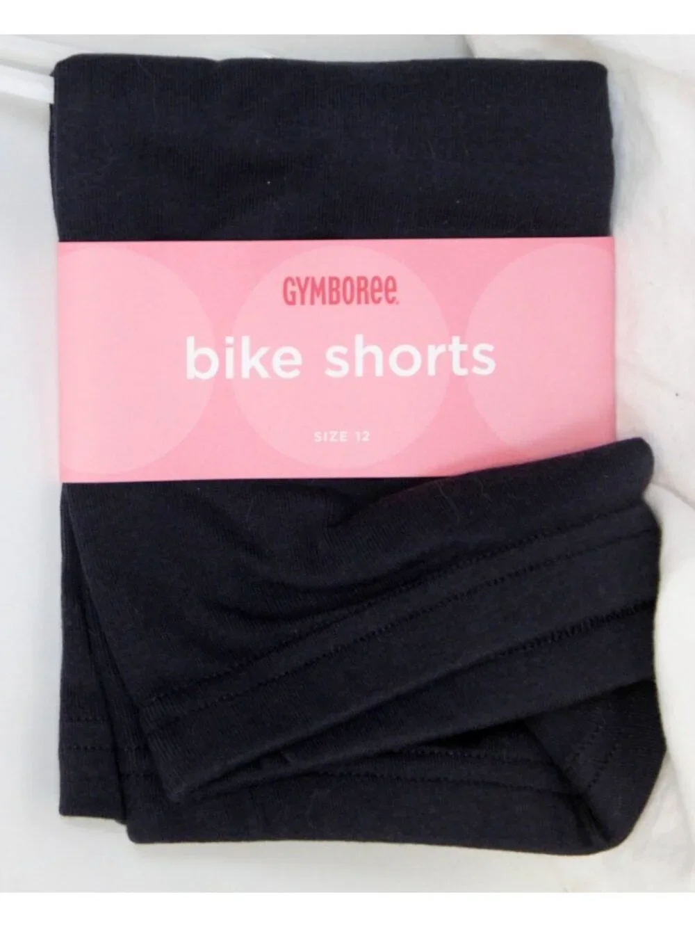 2009 Gymboree Daisy Days Navy Blue Bike Shorts sz 12 Cotton Knit Pull on